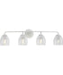 Quillan 4-Light Transitional Bath & Vanity Light White Plaster