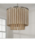 Jada 5-Light Pendant Dark Brass