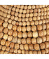 Kauri 1 Light Wooden Bead Pendant