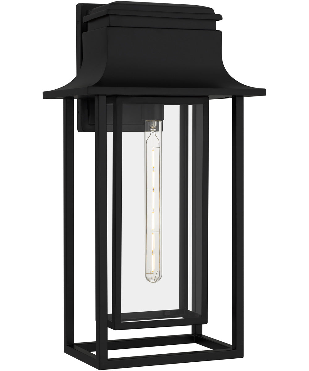 Garner 1-light Outdoor Wall Light Matte Black