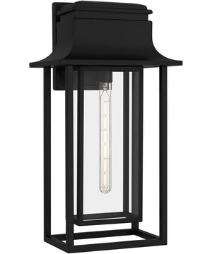 Garner 1-light Outdoor Wall Light Matte Black