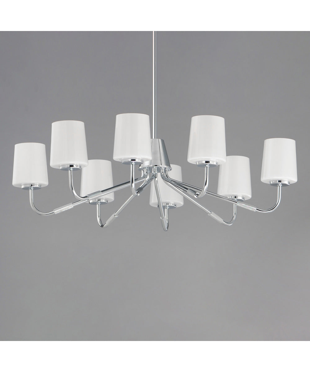 Durham 8-Light Chandelier Polished Chrome