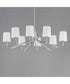 Durham 8-Light Chandelier Polished Chrome
