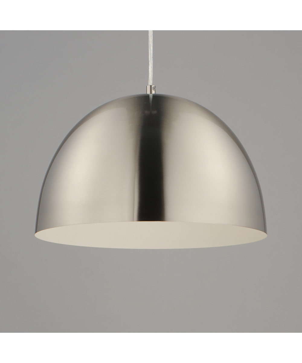 Tova 14 inch Pendant Satin Nickel