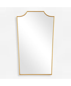 Demure Antique Gold Mirror