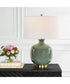 Nataly Aged Green Table Lamp