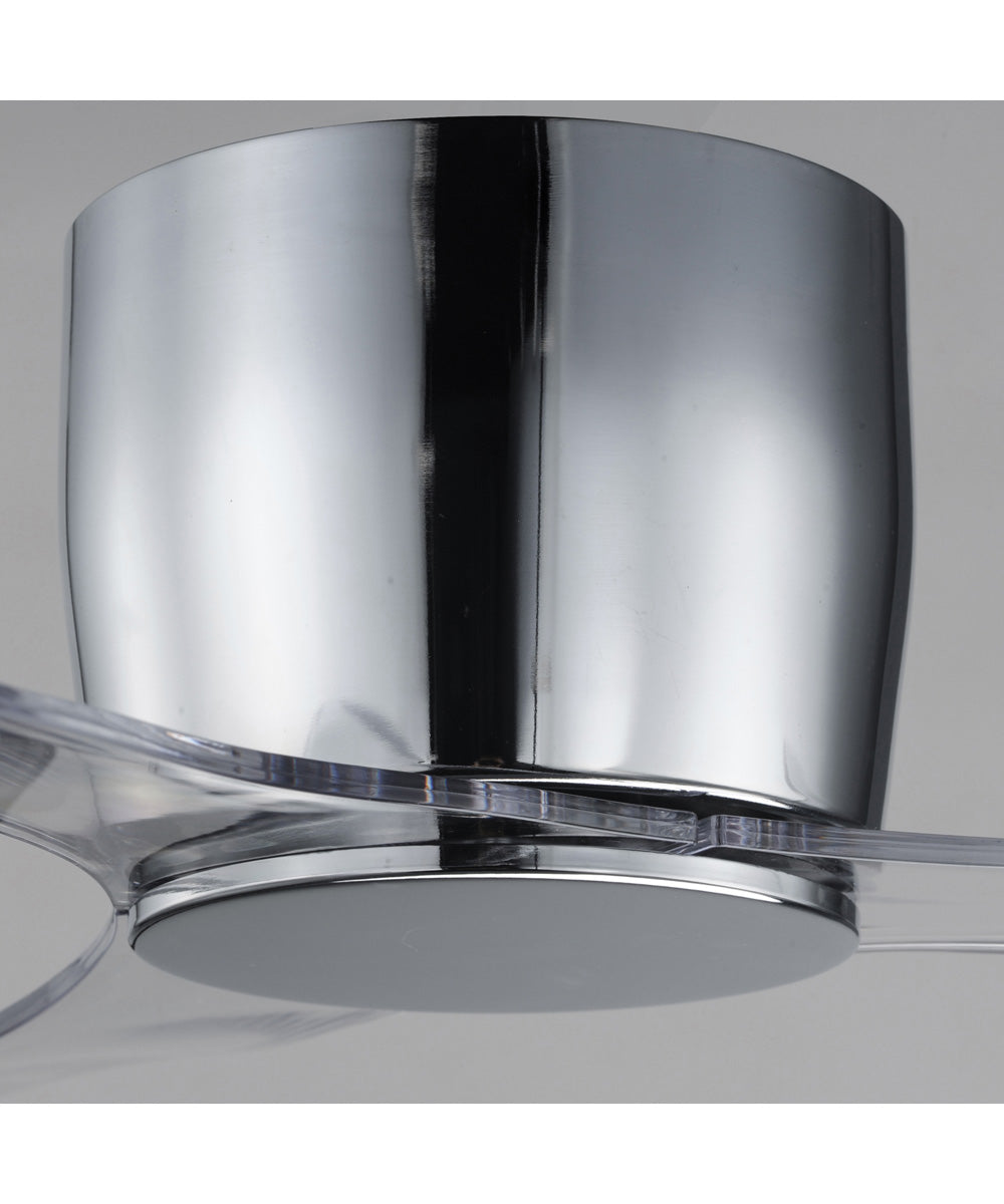 Aeris 52 inch 3-Blade Hugger Fan Polished Chrome
