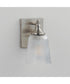 Julip 1-Light Bath Vanity Satin Nickel