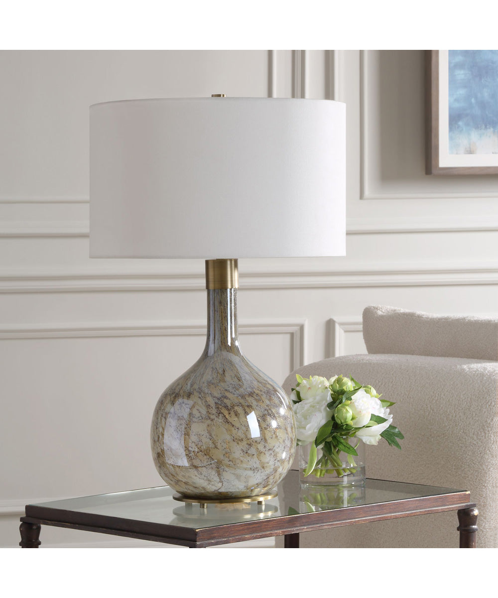 Rhine Brown Glass Table Lamp