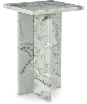 Deaconwell Accent Table White/Green