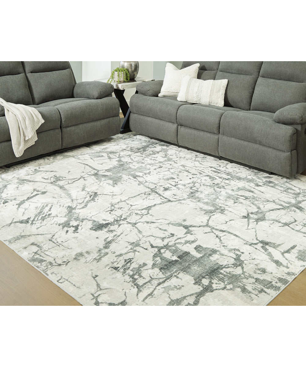 Tobinbury Washable Large Rug Gray
