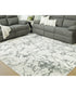 Tobinbury Washable Large Rug Gray