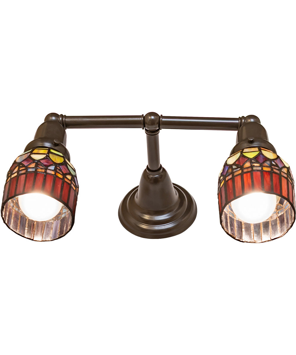 16" Wide Tiffany Candice 2 Light Wall Sconce