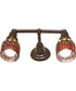 16" Wide Tiffany Candice 2 Light Wall Sconce