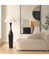 Pravin Dark Wood Floor Lamp