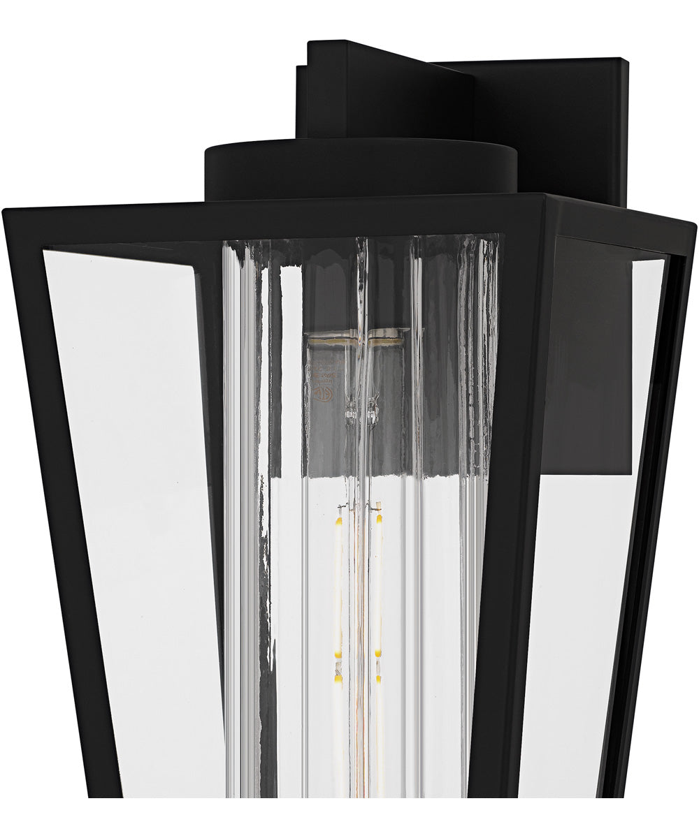 Jett Medium 1-light Outdoor Wall Light  Coastal Armour Aluminum Matte Black