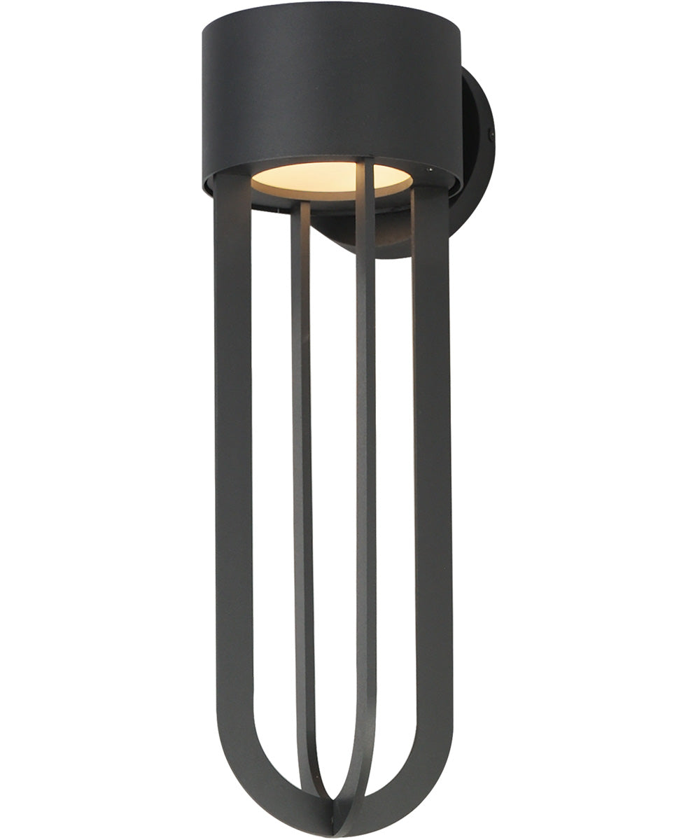 Quayside VX 18 inch Outdoor LED Wall Sconce Black