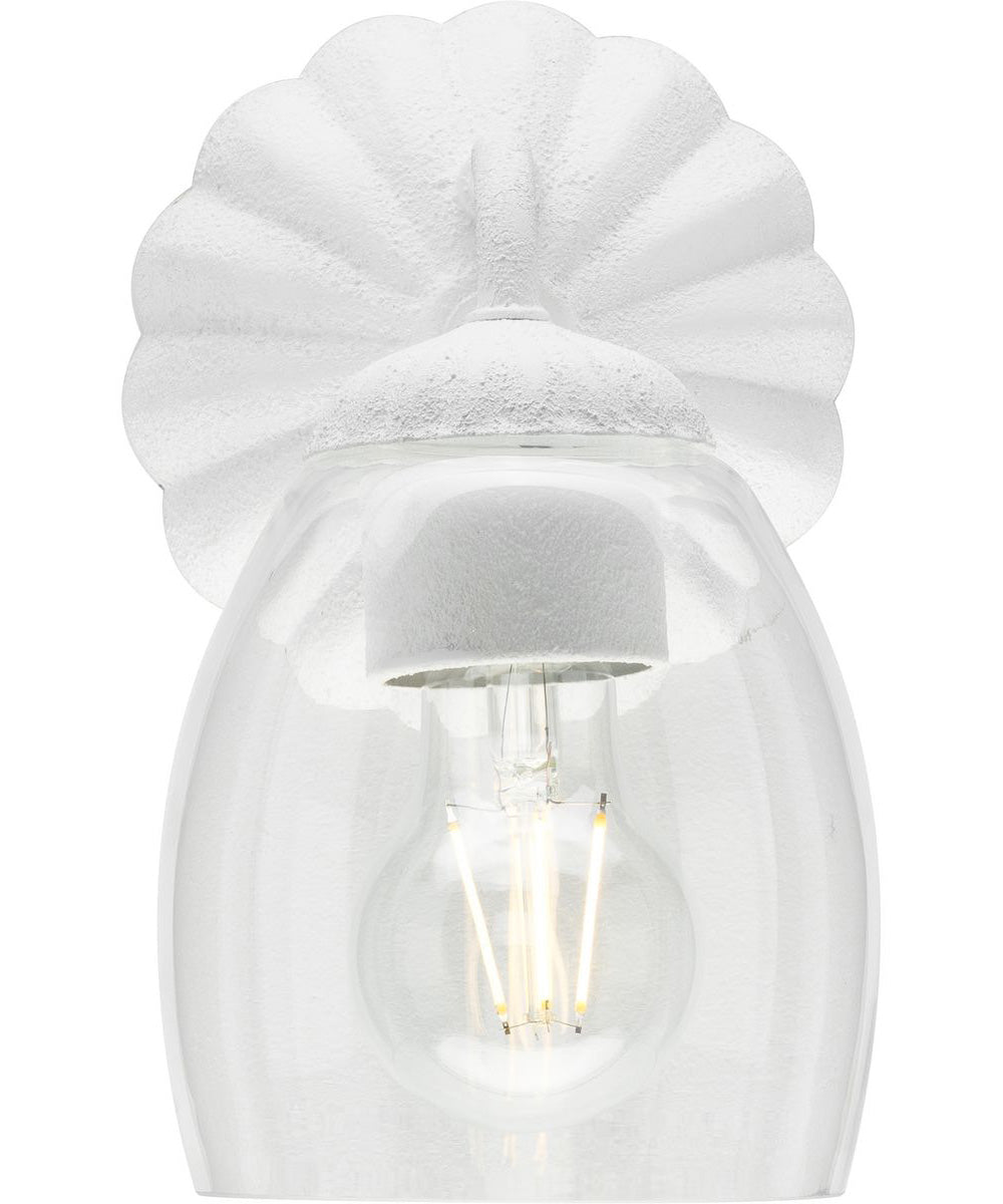 Quillan 1-Light Transitional Bath & Vanity Light White Plaster