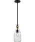 Quoizel Piccolo Pendant Small 1-light Mini Pendant Matte Black