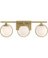 Teatro 3 Light Vanity Brushed Gold