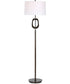 1-Light Floor Lamp with Minimalist Metal Design in Oil-Rubbed Bronze