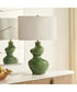 Esall Dark Green Table Lamp