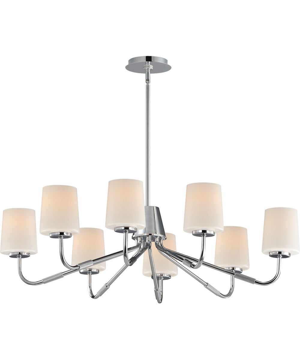 Durham 8-Light Chandelier Polished Chrome