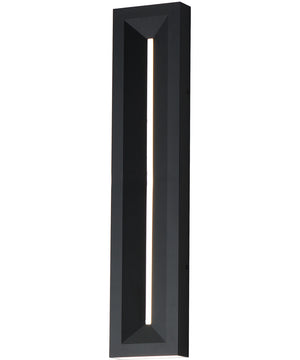 Fosso 24 inch LED Outdoor Wall Sconce - 5cct Black