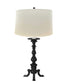 32" H Matte Black Transitional Table Lamp