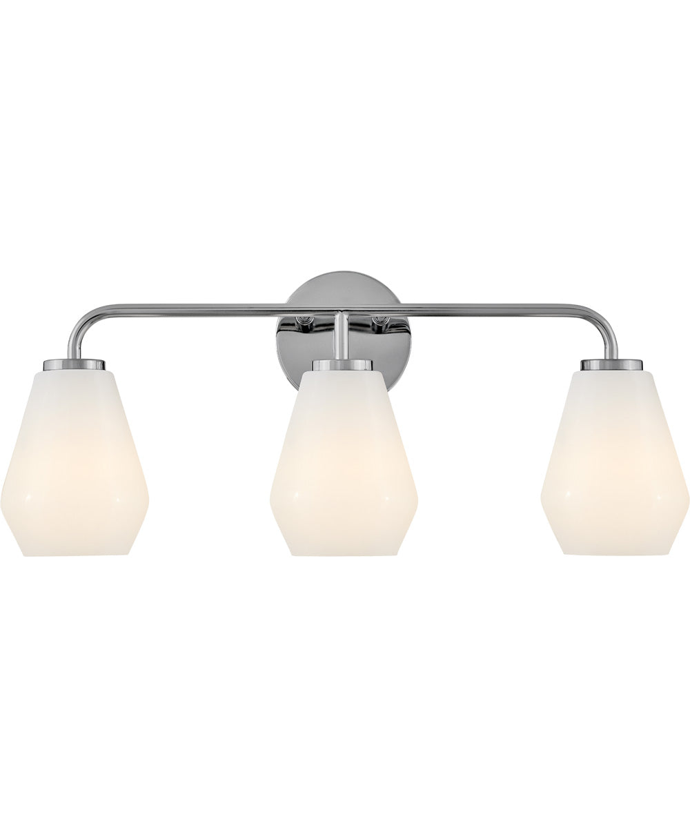 Gio 3-Light Medium Three Light Vanity in Chrome