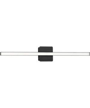 Phase 4 32 in. Large Modern Integrated 3CCT Integrated LED Linear Vanity Light Matte Black