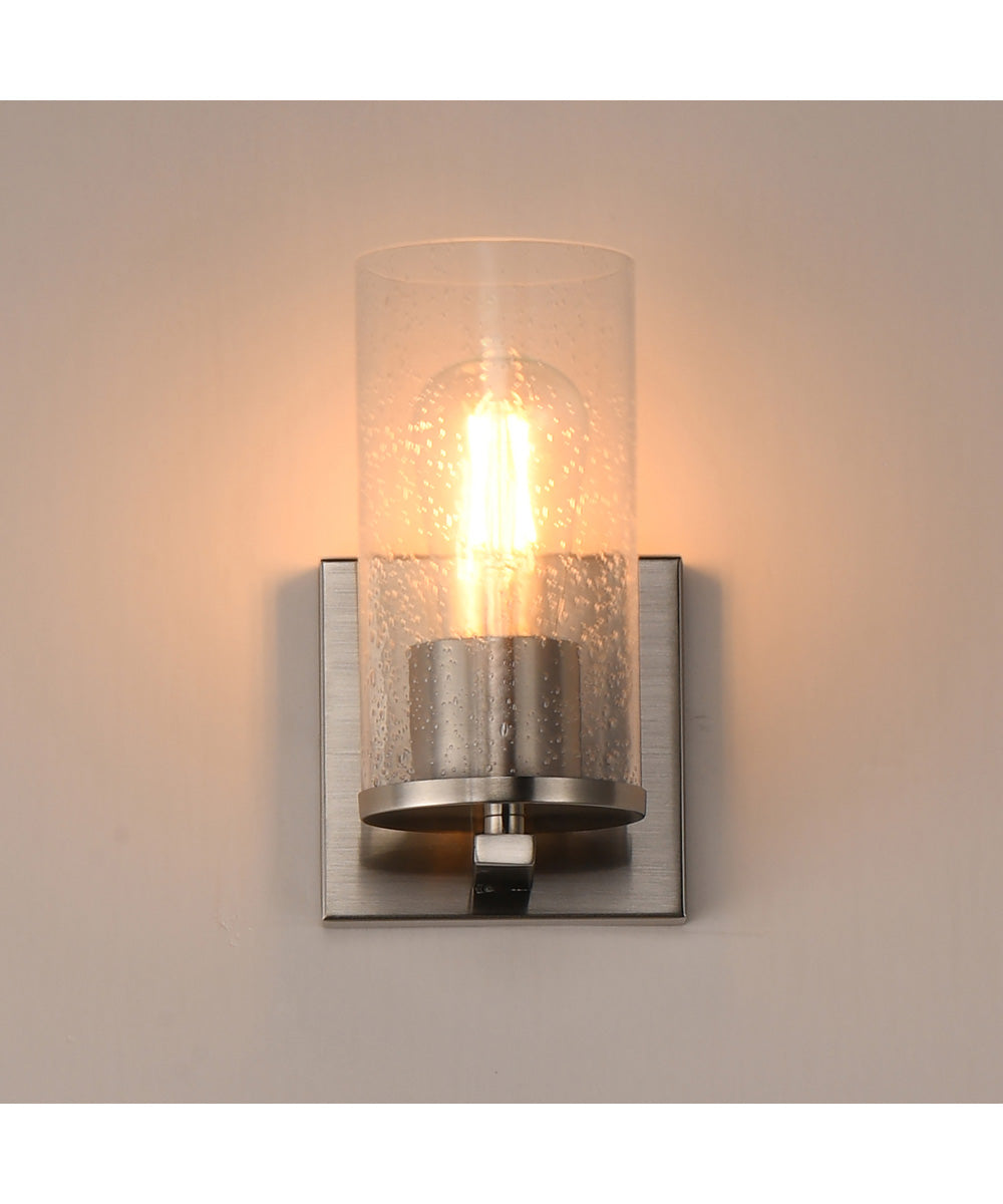 Livingston 1-Light Sconce Satin Nickel