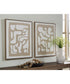 Waldett Wall Art Set Set of 2 Beige/White