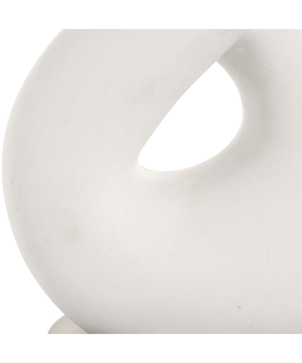 Meridian Ivory Stone Table Lamp