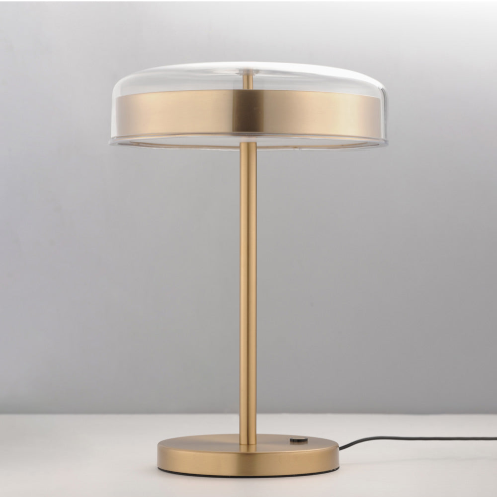 Voto LED Table Lamp Natural Aged Brass