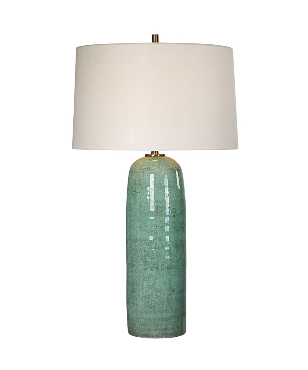 Andale Crackled Teal Table Lamp