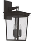 Duncan 3-Light Outdoor Lighting Textured Black