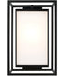 Aiden 1-Light Outdoor Wall-Lantern Black