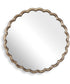 Cerrito Antique Brass Round Mirror