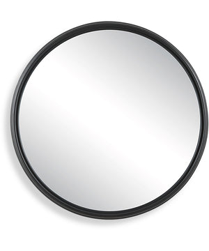 32x32" Wall Mirror Matte Black