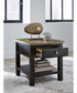 Drazmine Rectangular End Table Brown