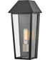 Maclin 1-Light Medium Wall Mount Lantern in Black