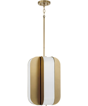 Marcell 4-Light Pendant Aged Brass