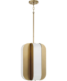 Marcell 4-Light Pendant Aged Brass