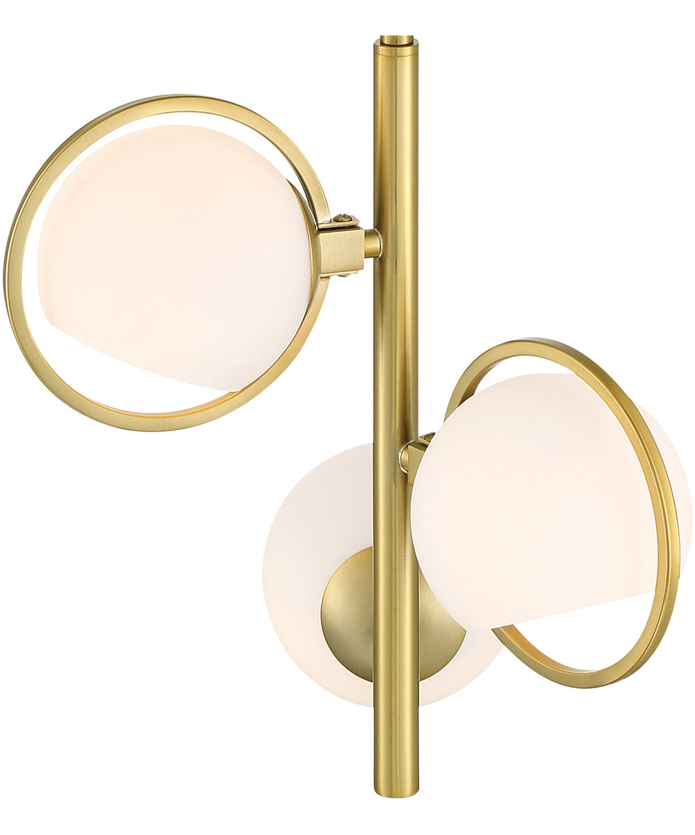 Teatro 3 Light Pendant Brushed Gold