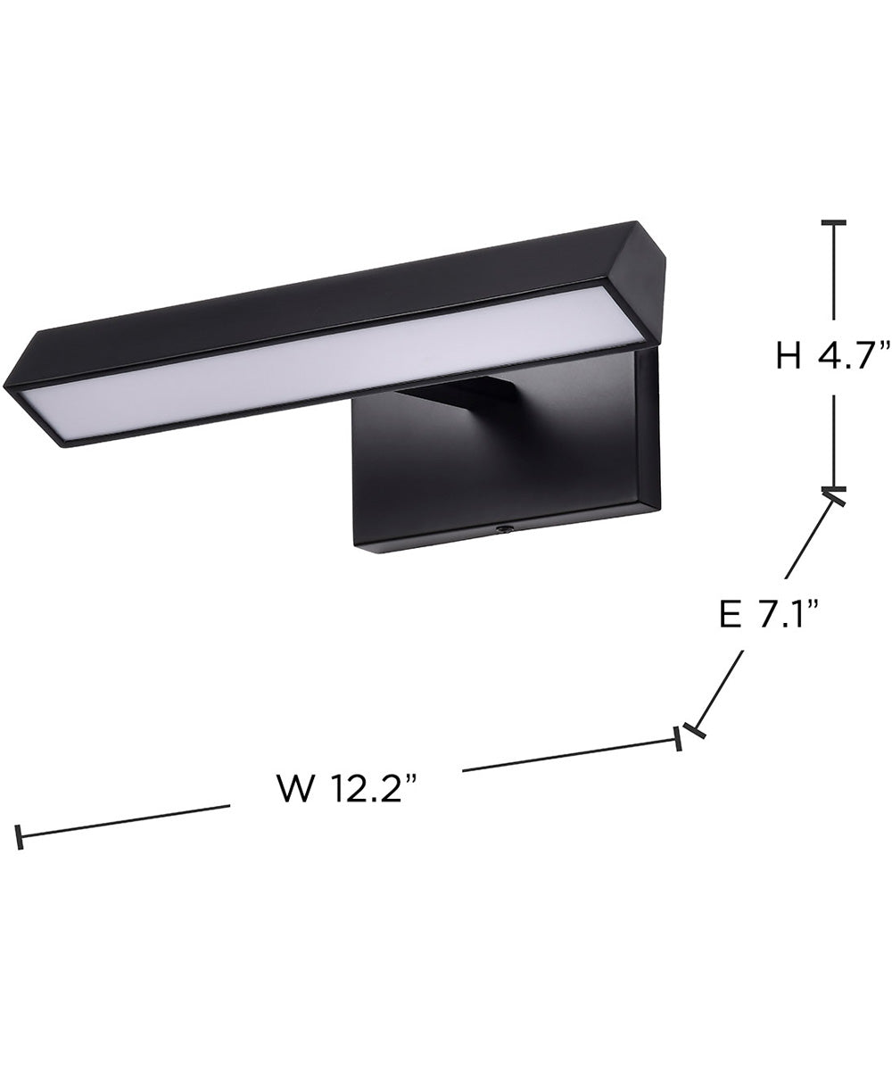 Mila  Vanity & Wall Black