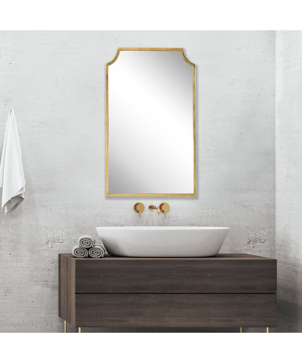 22x36" Wall Mirror in Gold Leaf