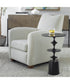 Flight Textured Black Accent Table