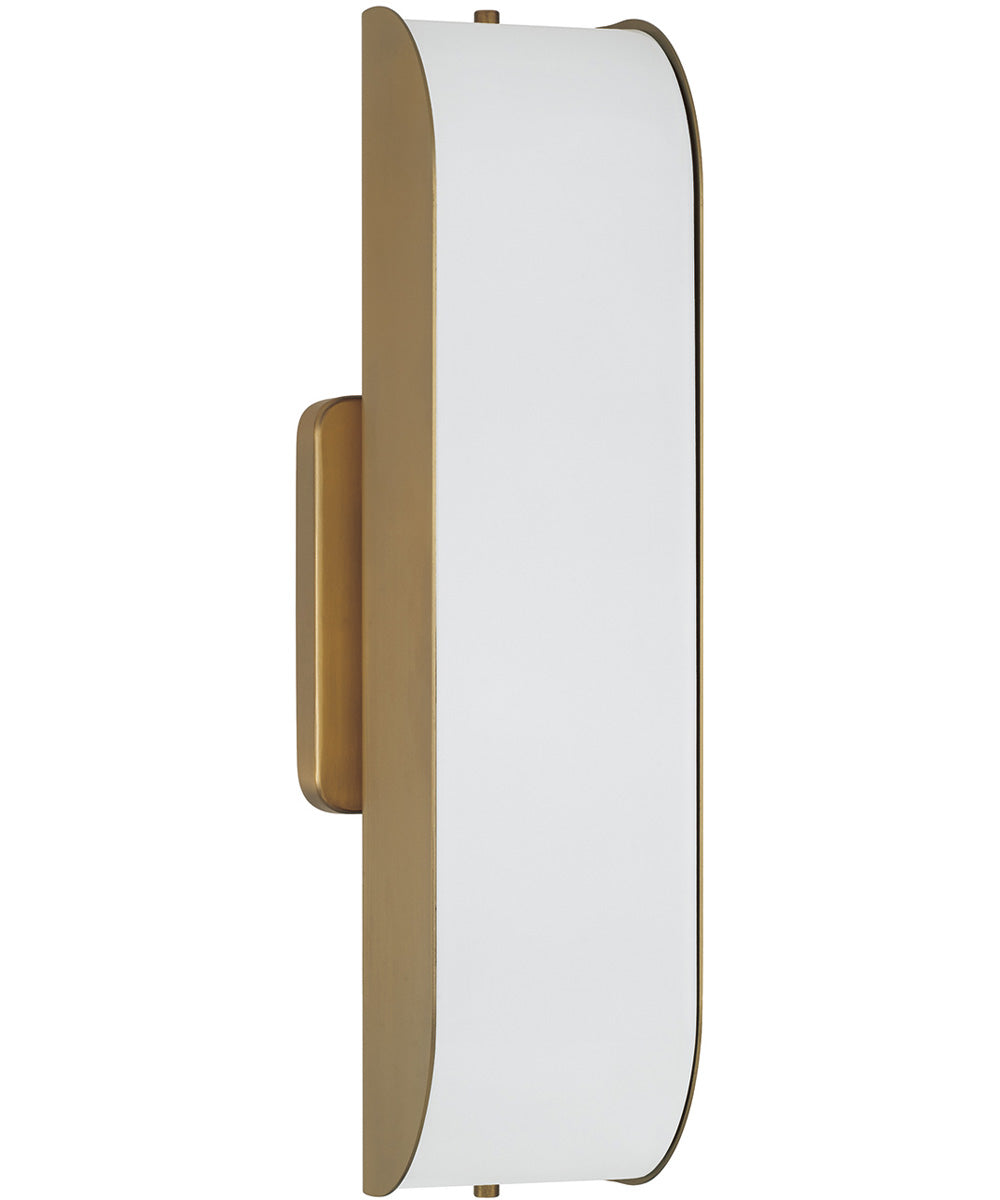 Marcell 1-Light Sconce Aged Brass