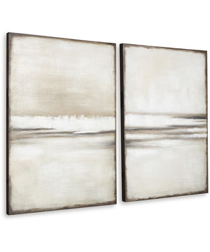 Brockdunn Wall Art Set Set of 2 Tan/Brown